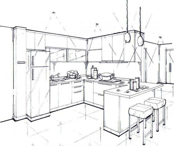 Dapur Kecil Yang Ditetapkan Oleh Tangan Sendiri Merancang Dan Yang Paling Penting Anda Perlu Membuat Projek Reka Bentuk Lukisan Terperinci Set Dapur Terlebih Dahulu Perabot Sepatutnya